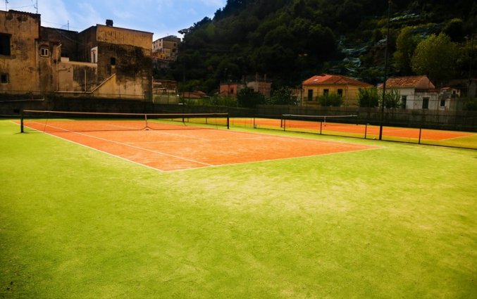 Tennisbaan van het hotel san pietro
