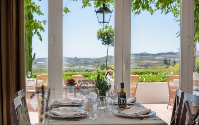 Restaurant uitzicht Hotel B Bou Cortijo Bravo