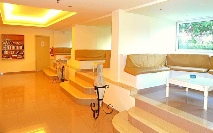 Lounge van Aparthotel Filerimos Village op Rhodos