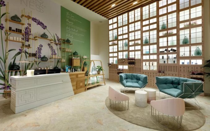 Lounge van Hotel Bless op Ibiza