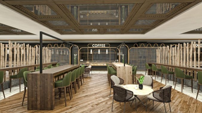 Cafe van Hotel Nirvana Cosmopolitan in Antalya