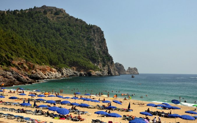 Strand van Hotel Kleopatra Atlas in Alanya