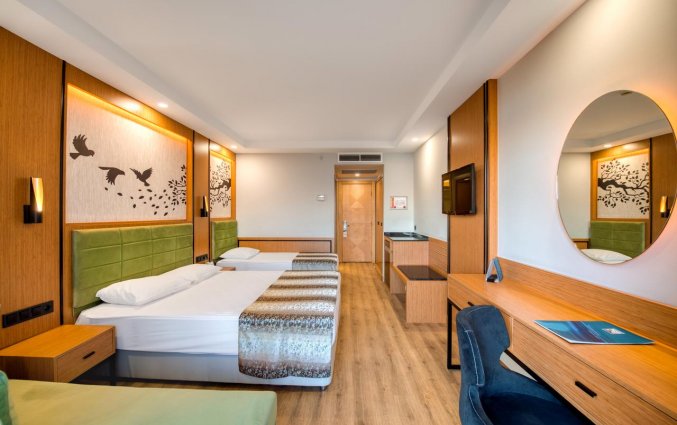 Slaapkamer van Hotel Sealife Buket Beach in Alanya