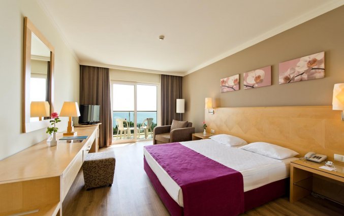Slaapkamer van Hotel Sealife Buket Beach in Alanya
