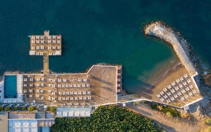 Strand van Resort White City in Alanya