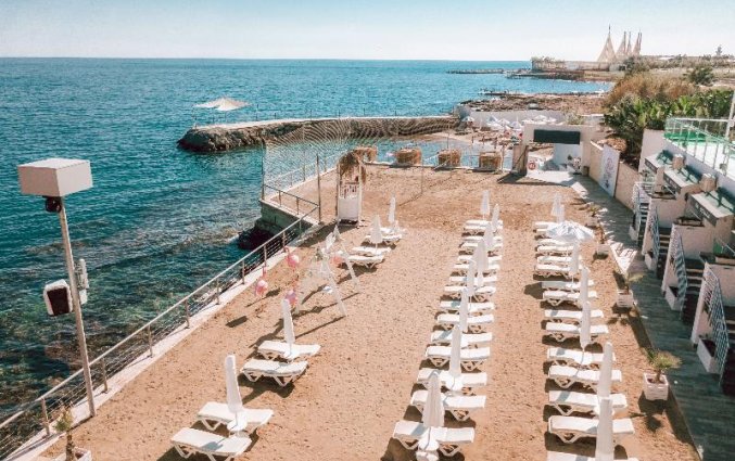 Strand van Resort White City in Alanya