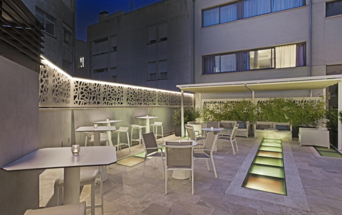Terras van Hotel Palladium op Mallorca
