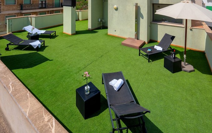 Terras van Hotel Palladium op Mallorca