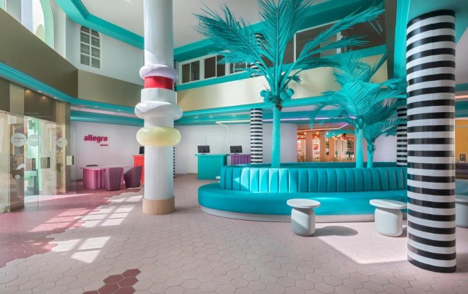 Lobby van Appartementen Allegro Isora op Tenerife