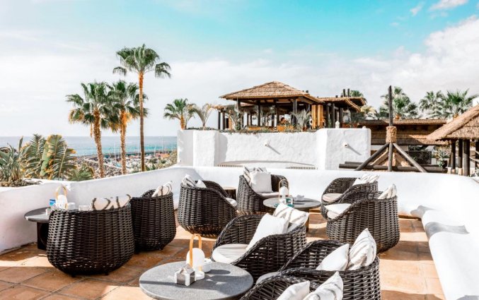 Terras van Hotel Jardin Tropical Tenerife