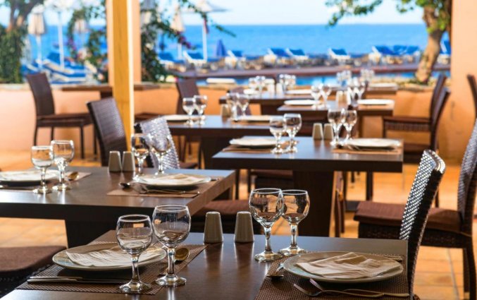 Terras van Hotel Silva Beach Chersonissos