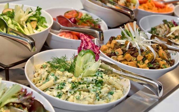 Buffet van Resort DB Seabank op Malta