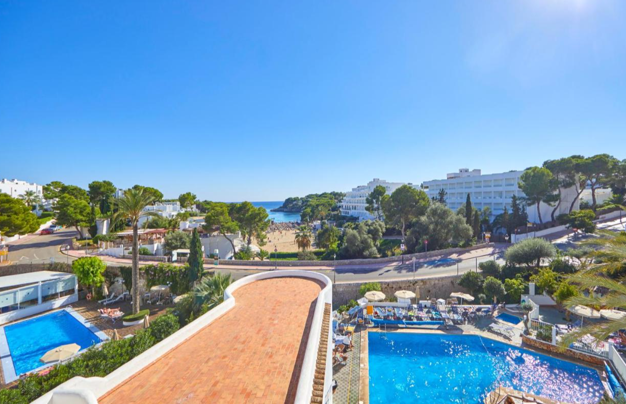 Uitzicht vanaf Gavimar Cala Gran Costa Del Sur op Mallorca