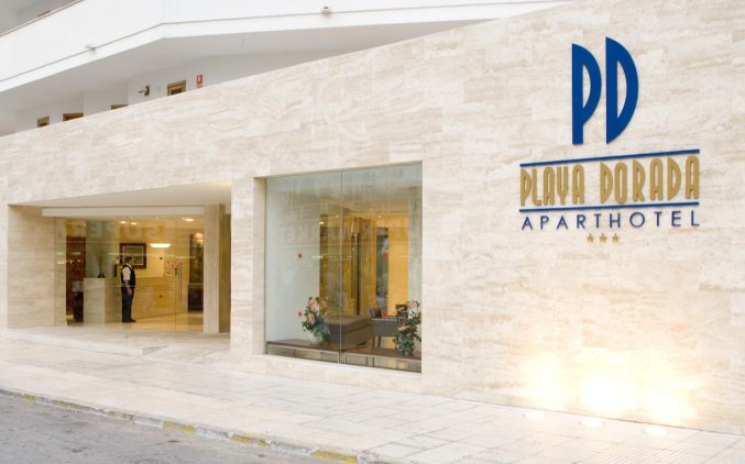 Entree van Aparthotel Playa Dorada op Mallorca
