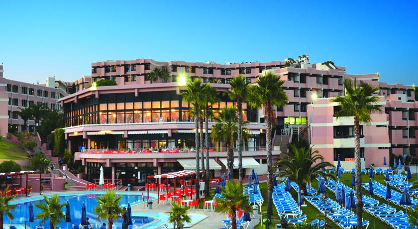 Tuin van Resort Auramar Beach in Algarve