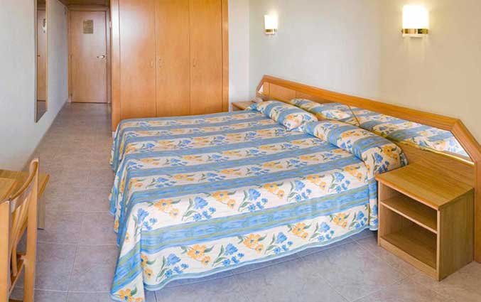 Slaapkamer van Hotel Volga in Costa Brava