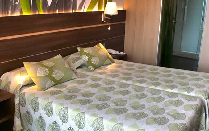 Slaapkamer van Hotel Volga in Costa Brava