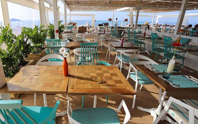 Terras van Hotel Volga in Costa Brava