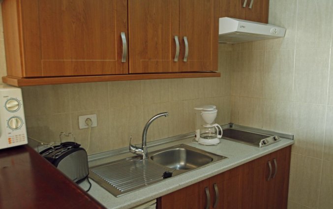Keuken van appartementen Caribe
