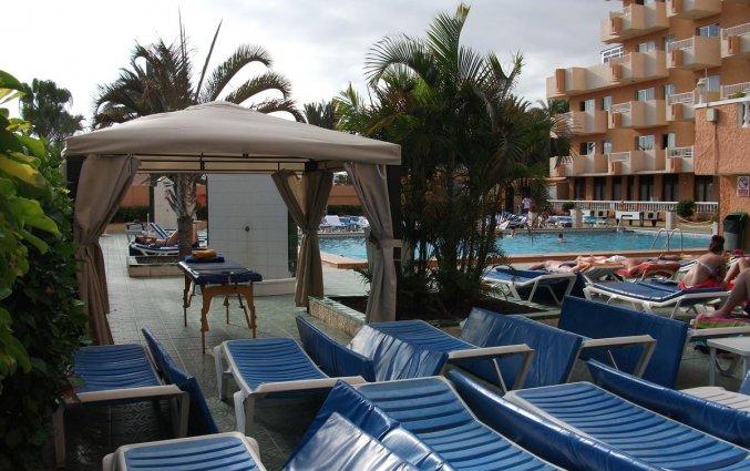 Zonneterras van appartementen Caribe 