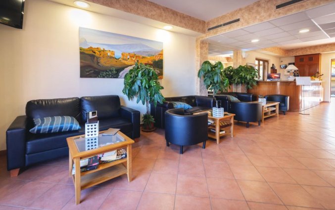 Receptie van Hotel La Terra dei Sogni op Sicilie