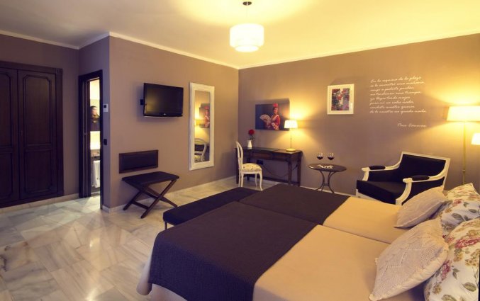 Tweepersoonskamer van Hotel La Fonda in Andalusië