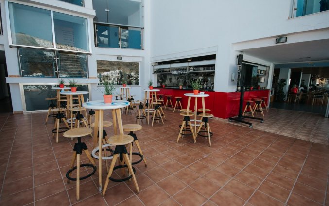Zitgedeelte van Hotel Casablanca op Gran Canaria