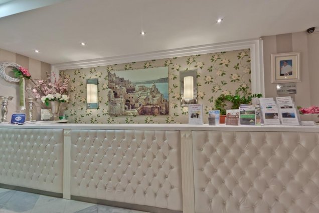 Receptie van Hotel en Spa Secret Paradise op Chalkidiki