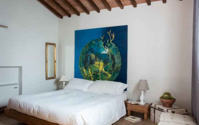 Tweepersoonskamer van Bed and breakfast Poderi Arcangelo in Toscane