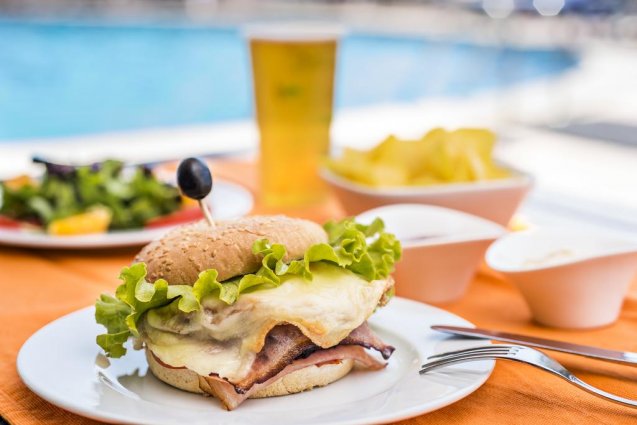 Maaltijd van Hotel São Félix Hillside in Noord-Portugal