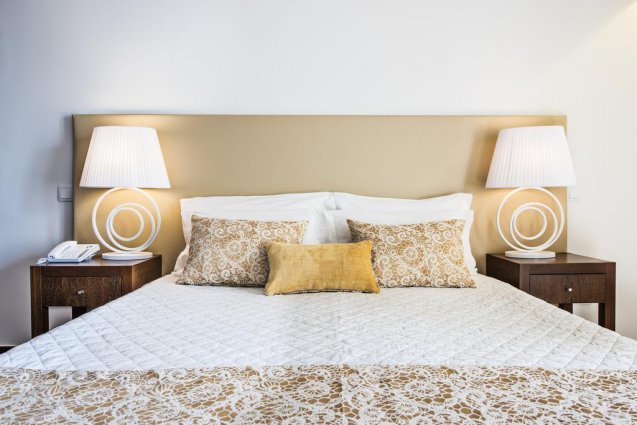 Tweepersoonskamer van Hotel São Félix Hillside in Noord-Portugal