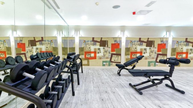 Fitnessruimte van Hotel Escorial op Gran Canaria
