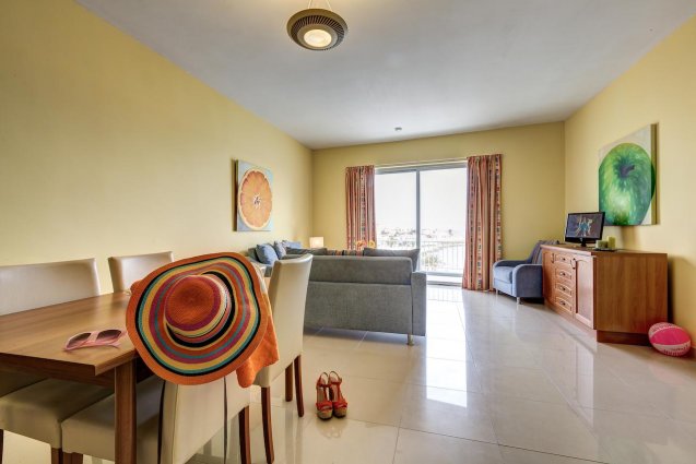 Woonkamer van Sunny Coast Resort in Malta