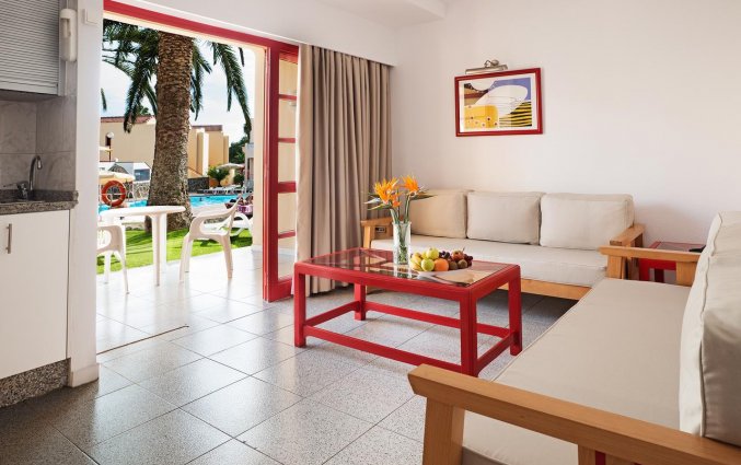 Woonkamer van appartementen The Koala Garden Suites in Gran Canaria
