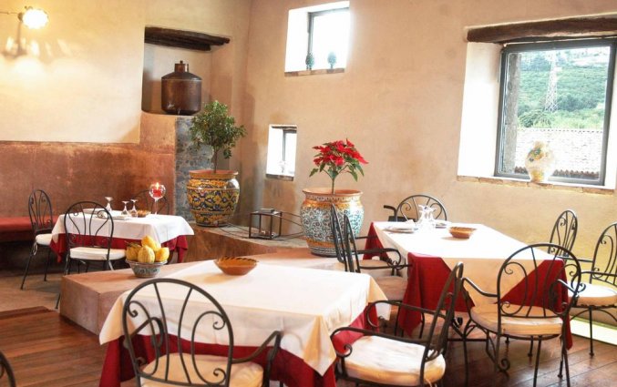 Eetzaal van Hotel Etna op Sicilië