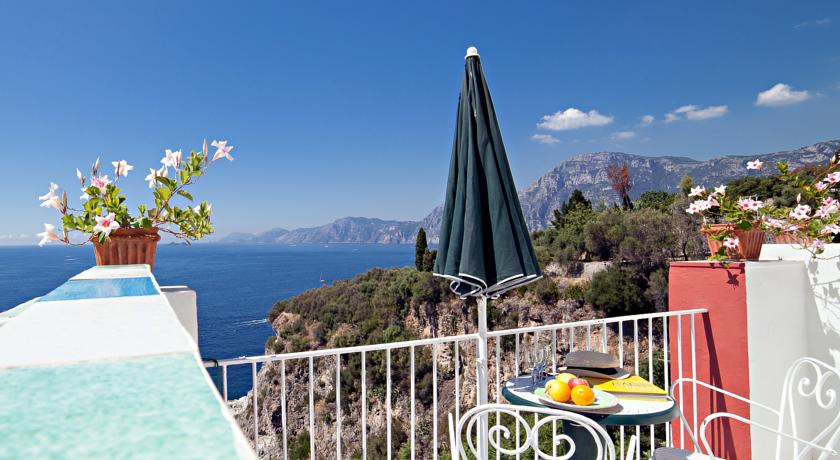 Terras van Hotel Villa Bellavista in Amalfi